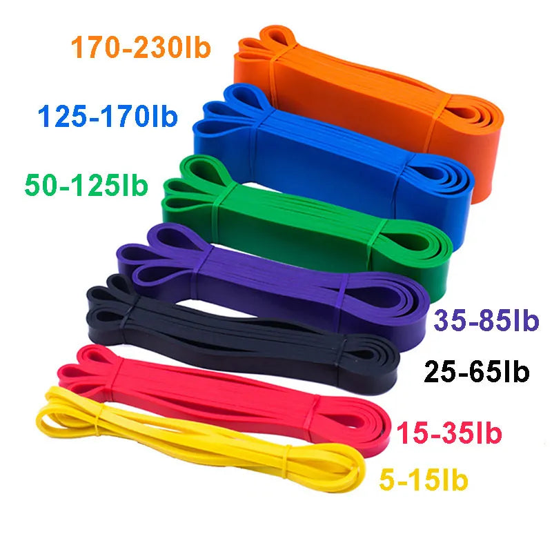 Rubber Resistance Loop Power Band Set