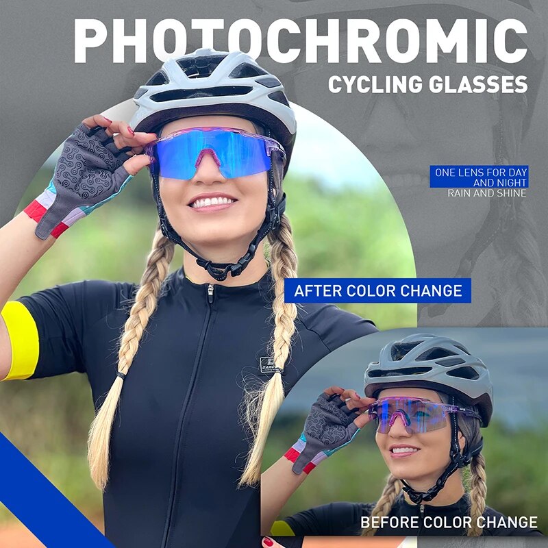 Photochromic Road Cycling Glasses